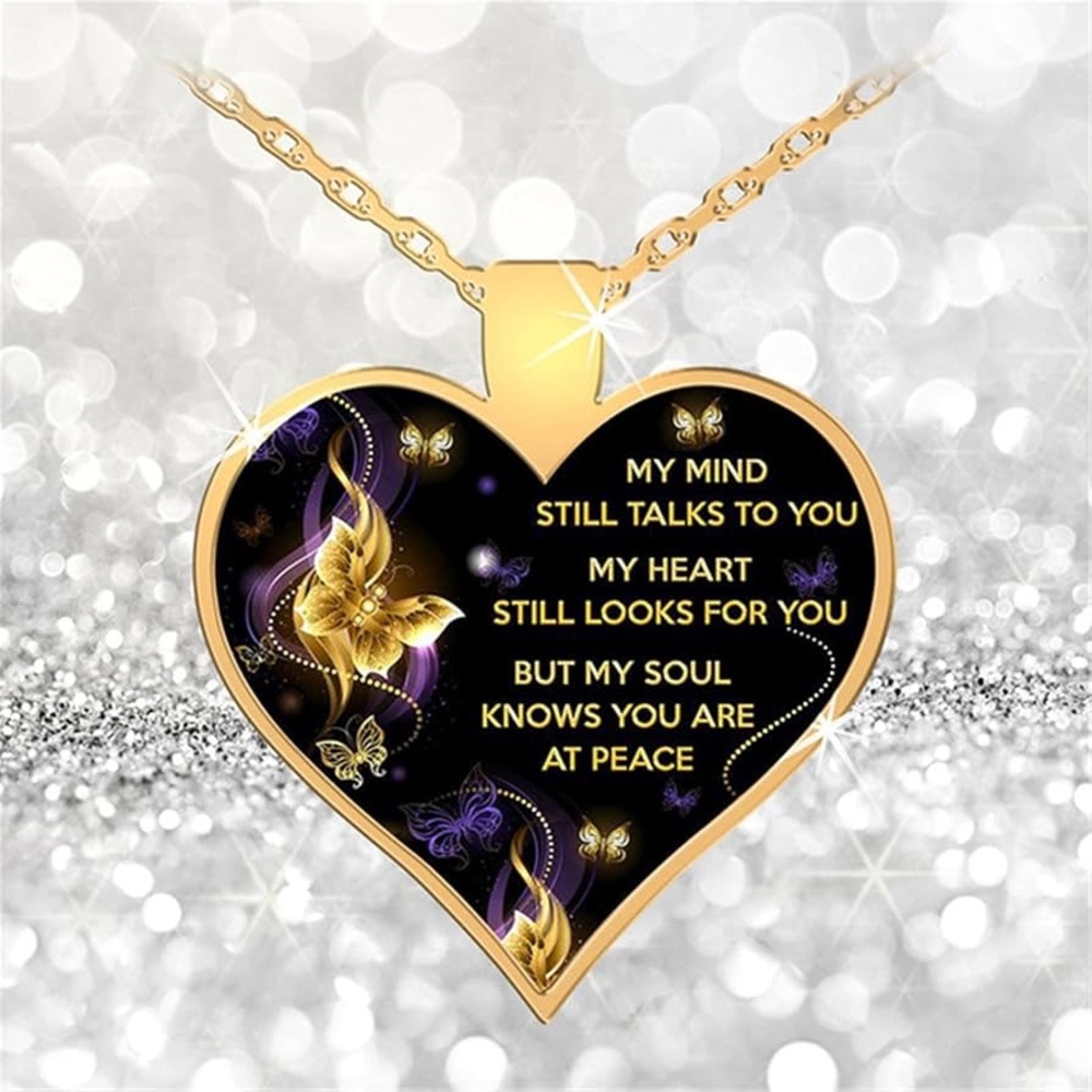 Gold Heart Pendant Necklace